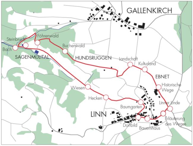 Plan Natur- und Kulturweg